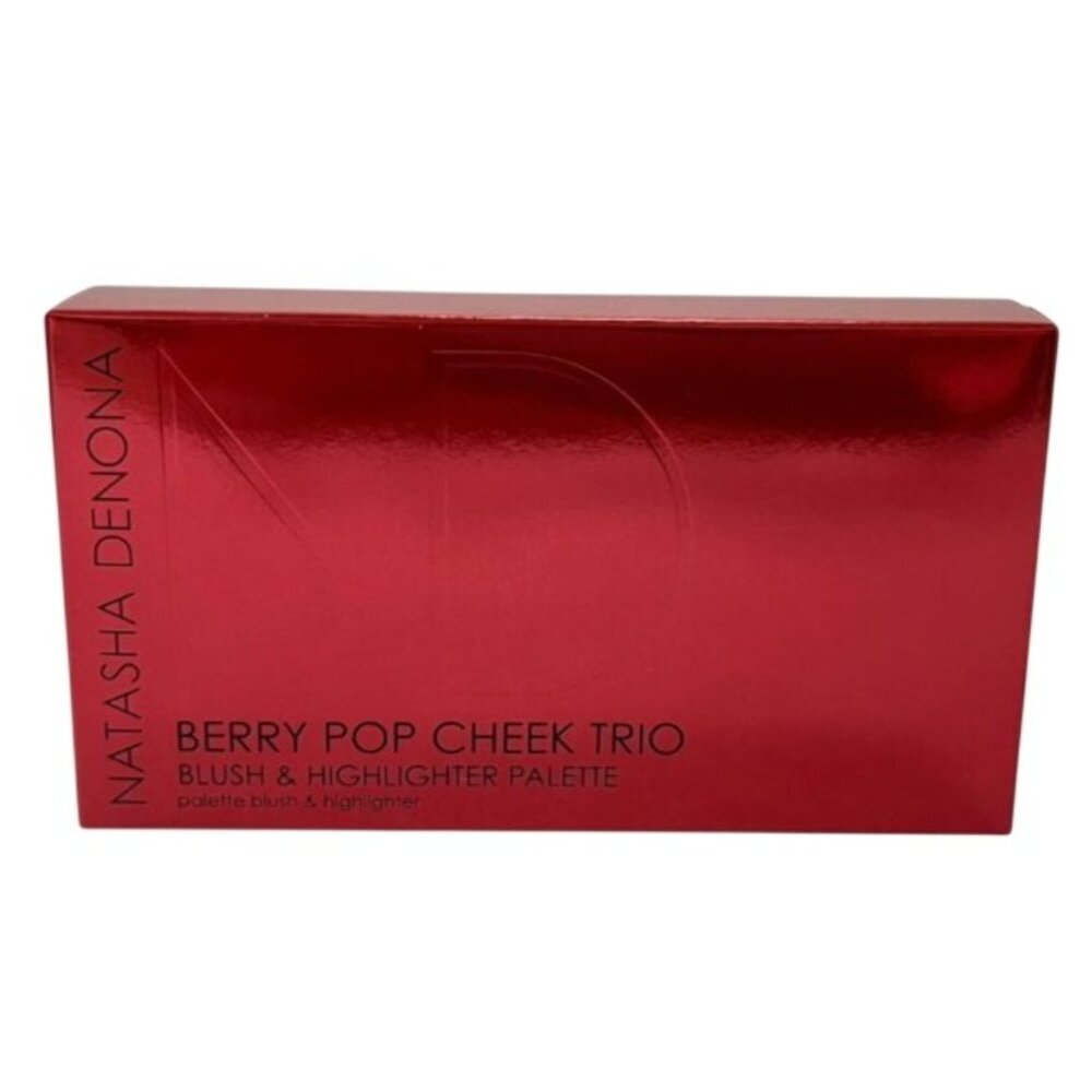 Natasha Denona Berry Pop Cheek Trio Blush & Highlighter Palette